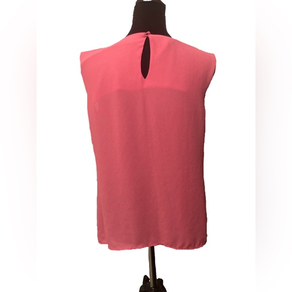 INC International Concepts Pink Sleeveless Blouse - Size 2 - Picture 4 of 6